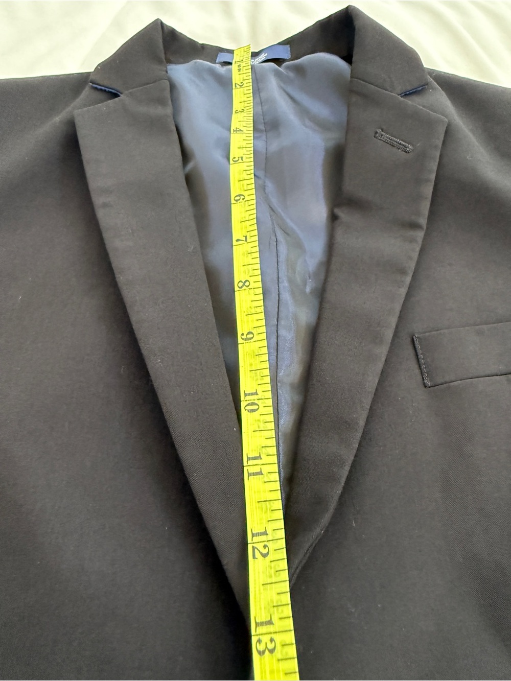 IZOD Boys Performance Suit Jacket - Black Bi-Stretch Blazer - Size 12 - Picture 11 of 16